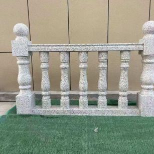 榆林芝麻白阳台栏杆 花岗岩栏杆