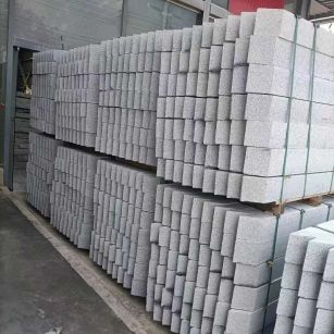 榆林芝麻白树围石 树池