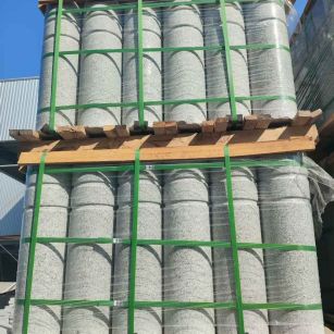 榆林挡车柱芝麻白 挡车石