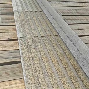 榆林黄金麻盲道石 盲条