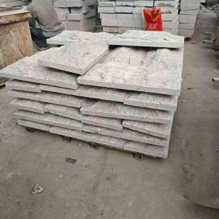 榆林芝麻白蘑菇石，自然面