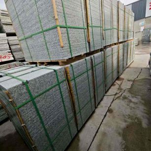 榆林芝麻白地铺版 石材地铺石