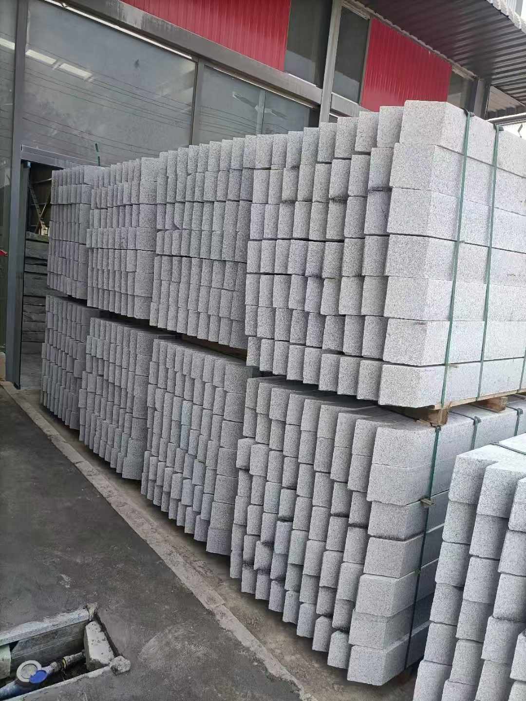 榆林芝麻白树围石 树池