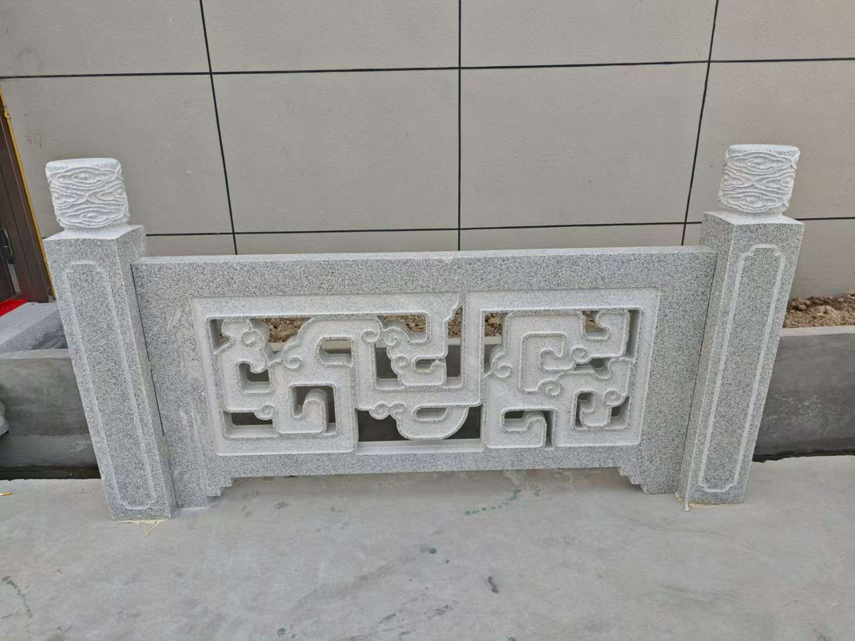榆林芝麻白河道栏杆 桥栏杆