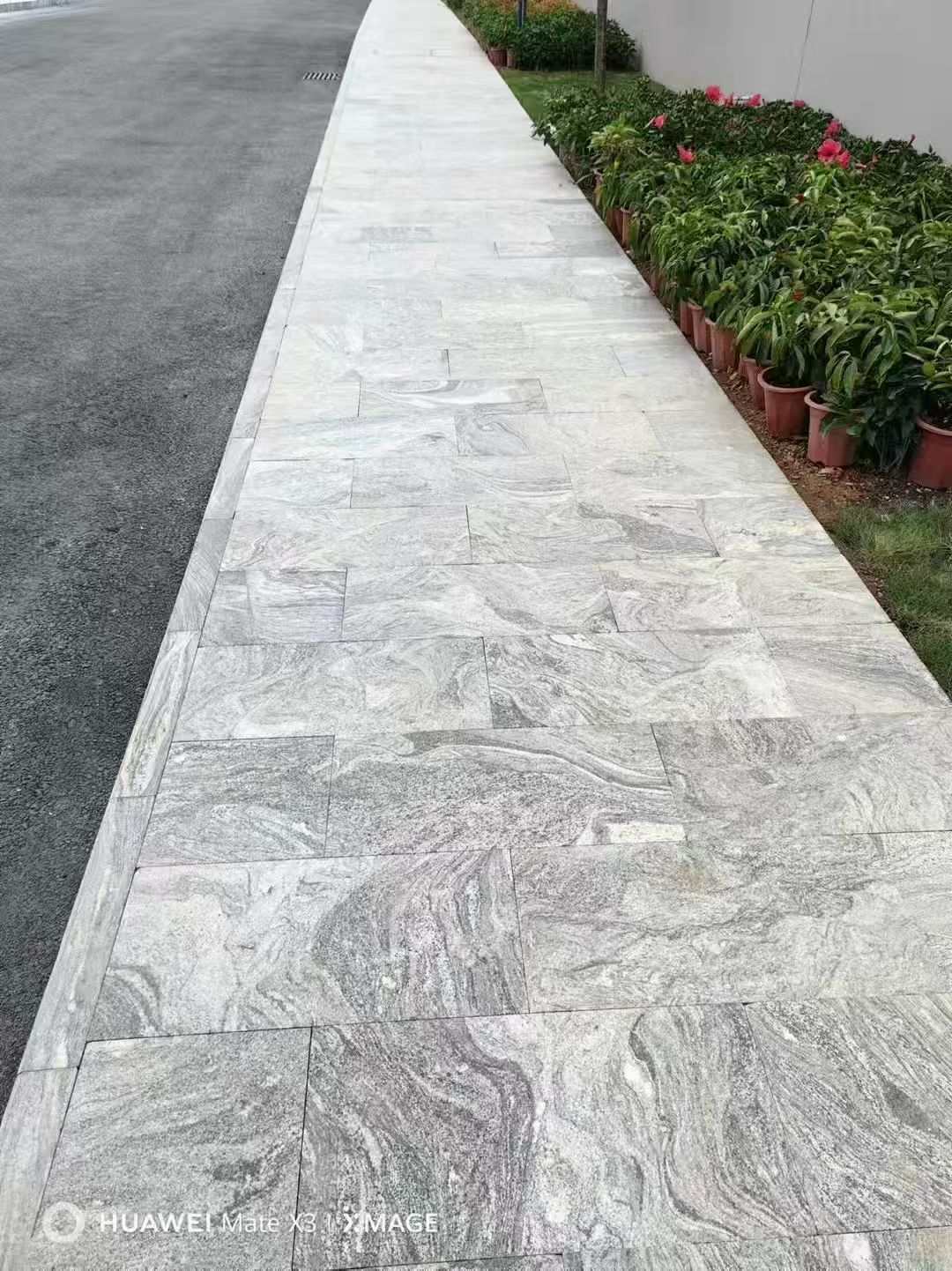 榆林浪淘沙地铺石 夜里雪