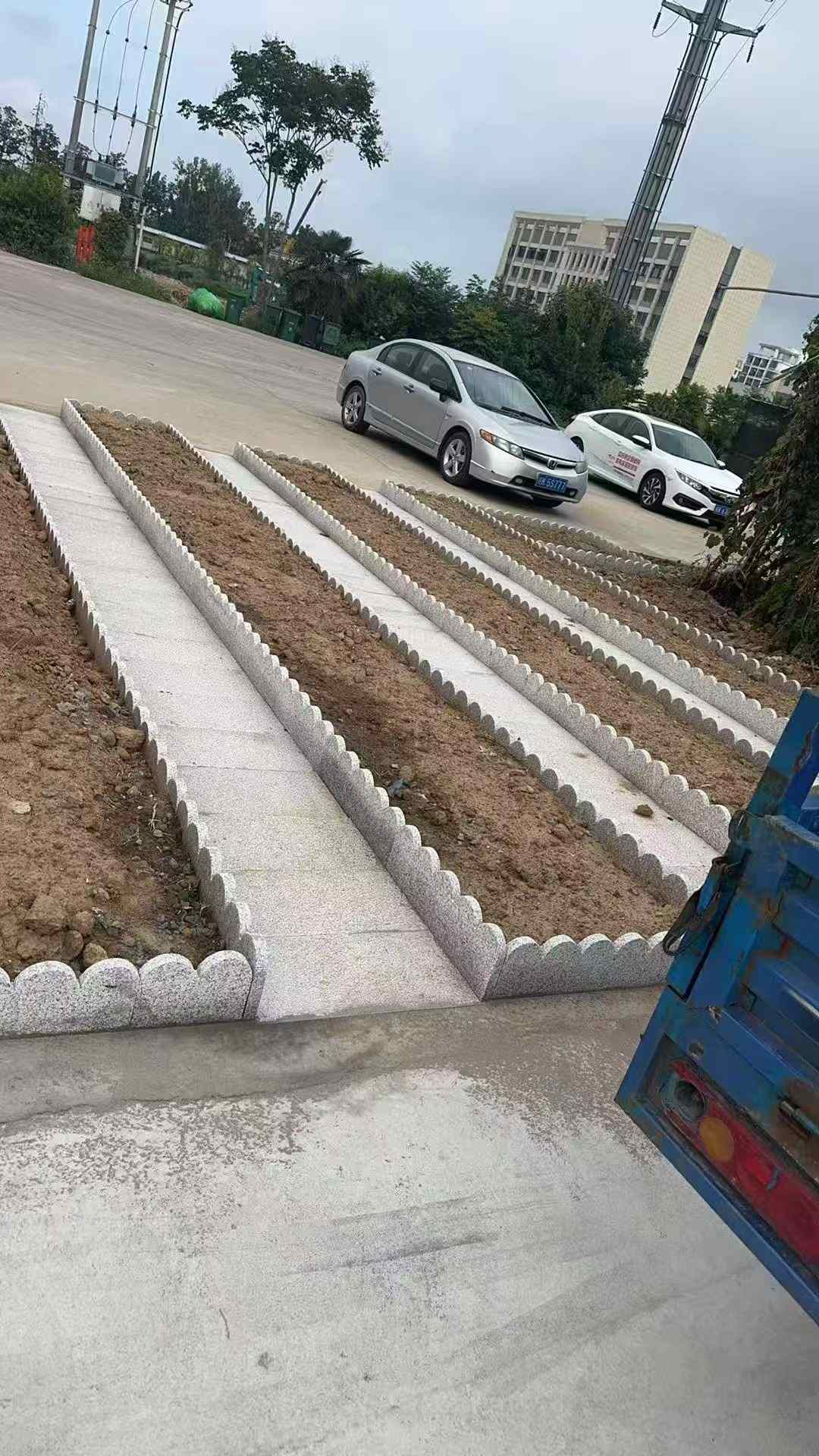 榆林芝麻白花边石